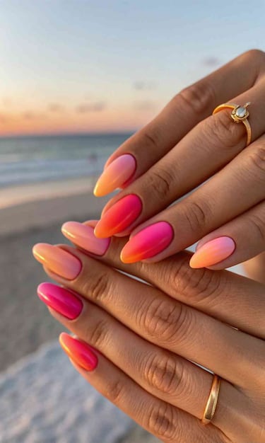 ¿Qué uñas se usan en la playa? Colores y últimas tendencias