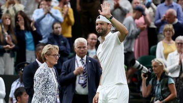 Dimitrov, tras su retirada contra Sinner: “Fue uno de los momentos más dolorosos de mi carrera”