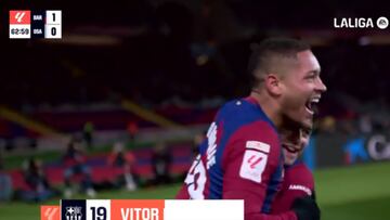 El primer gol de Vitor Roque es una maravilla digna de ver: lo de Cancelo es caviar