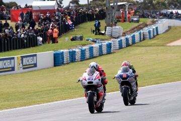 Scott Redding y Héctor Barberá.