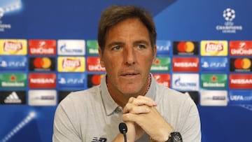 El entrenador del Sevilla, Eduardo Berizzo.