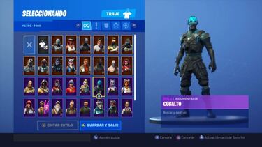 Fortnite: Así es Cobalto, el nuevo skin y su pack