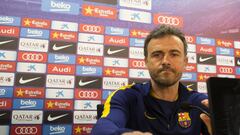 Luis Enrique on the eve of the Copa del Rey final