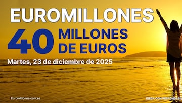 Euromillones: comprobar los resultados del sorteo de hoy, martes 23 de diciembre