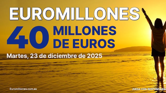 Euromillones: comprobar los resultados del sorteo de hoy, martes 23 de diciembre