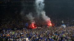Varios aficionados heridos en la celebraci&oacute;n por el ascenso del Schalke.