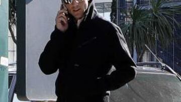 <b>EN ROMA. </b>Valverde, en su viaje a Roma para declarar ante el CONI.