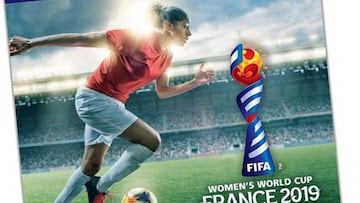 Portada del albúm de cromos de Panini para el Mundial de Francia femenino.