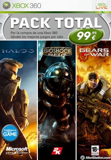 Halo 3, BioShock y Gears of War, reunidos en un mismo pack