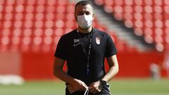 Diego Mart&iacute;nez durante un entrenamiento.