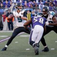 La horrible temporada de Ravens continúa ante Jaguars