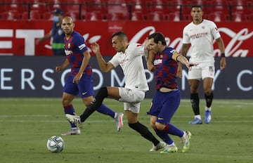 Leo Messi y Joan Jord¨¢n.
