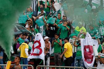 Atlético Nacional ante América de Cali en el Atanasio Girardot por la jornada 15 de la Liga BetPlay.