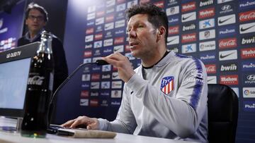 Diego Simeone, t&eacute;cnico del Atl&eacute;tico de Madrid