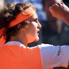 Final Masters Roma: Zverev tumbó a Djokovic en 2 sets