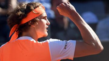 Final Masters Roma: Zverev tumbó a Djokovic en 2 sets