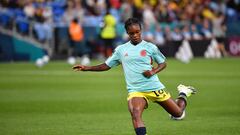 Sydney (Australia), 30/07/2023.- Linda Caicedo of Colombia warms up ahead of the FIFA Women's World Cup 2023 soccer match between Germany and Colombia at Sydney Football Stadium in Sydney, Australia, 30 July 2023. (Mundial de Fútbol, Alemania) EFE/EPA/BIANCA DE MARCHI EDITORIAL USE ONLY/ AUSTRALIA AND NEW ZEALAND OUT
