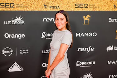 Valeria Castro, posando en la alfombra roja de los Premios Ondas 2025.