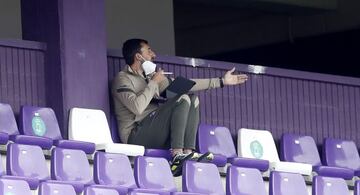 Hernán Bonvicini en la grada de Zorrilla.