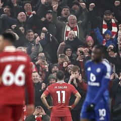 Salah llega a los 100 goles en Anfield dentro de Premier League
