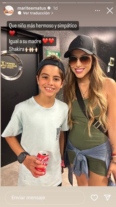 Marité Matus, ex de Arturo Vidal, revoluciona las redes: foto con Piqué en Barcelona