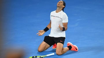 Hay que rendirse a Nadal: vean el último punto de un partido épico