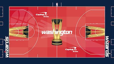 La NBA ‘modifica’ sus canchas para la Copa: así son las 30 pistas de la NBA Cup