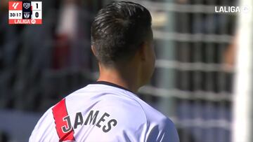James y un punto de velocidad inusual en el Rayo-Leganés