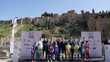 Presentación en Málaga de la Copa del Rey de Fútbol sala.