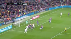 Piqué salvó milagrosamente el Barcelona y lo mantiene líder