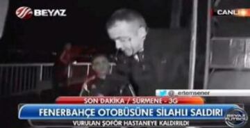 Después del partido contra el Rizespor, el autobús del Fenerbahçe fue tiroteado a su paso por la ciudad de Trebisonda