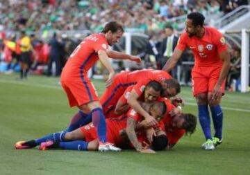 México vs Chile en imágenes