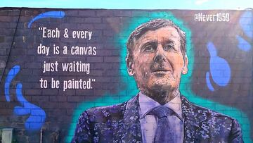 Craig Sager immortalized in a mural in Los Ángeles