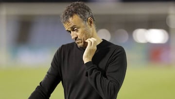 Luis Enrique, en Balaídos.