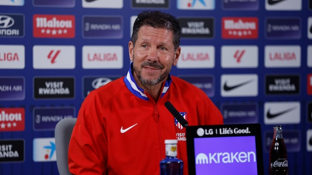 Simeone: “Tengo un plan y no me voy a mover de eso”