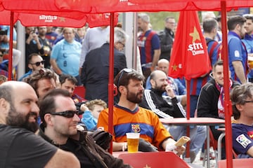 El ambiente previo de la final de Copa en las Fan Zones