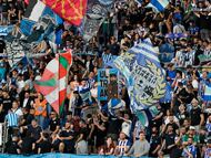 Afición del Alavés.