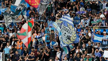 Afición del Alavés.