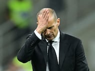 Soccer Football - Serie A - AC Milan v Cremonese - San Siro, Milan, Italy - August 23, 2025 AC Milan coach Massimiliano Allegri REUTERS/Daniele Mascolo