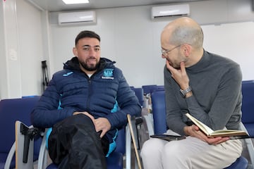 Munir, durante la entrevista con AS. 