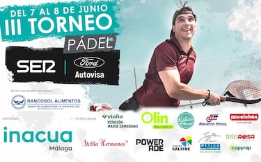 El III Torneo SER M¨¢laga-Ford Autovisa de p¨¢del, que organiza Inacua M¨¢laga, calienta motores