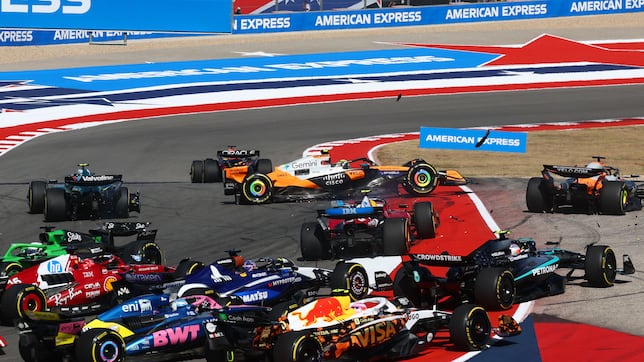 Hulkenberg y Piastri la lían parda y prenden fuego al Mundial