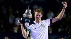 Alexander Zverev venció a Stéfanos Tsitsipás en la final del Abierto Mexicano en Acapulco