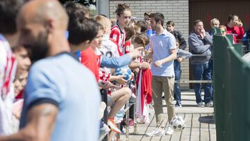 Susaeta, con Rico en Lezama.