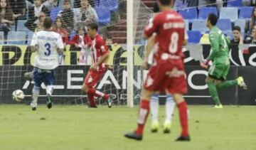 Zaragoza-Girona en imágenes