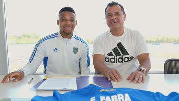 Frank Fabra renueva con Boca Juniors hasta 2025