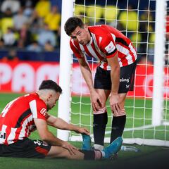 Defensa del Athletic en cuadro para el Rangers