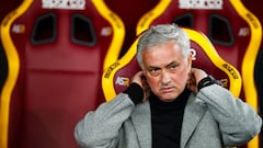 Roma's coach Jose Mourinho