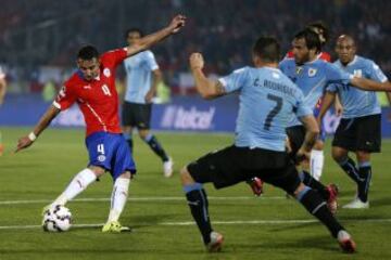 Las mejores imágenes de la particpación de Chile en la Copa América.