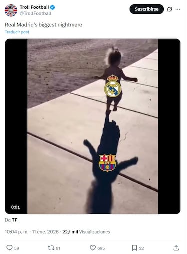 Raphinha, protagonista de los memes de la final de la Supercopa